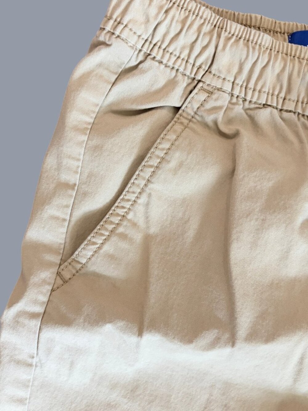 Old Navy Boys Built-In Flex Taper Jogger Pants Tan/Khaki Size Large (10-12) - Picture 3 of 10